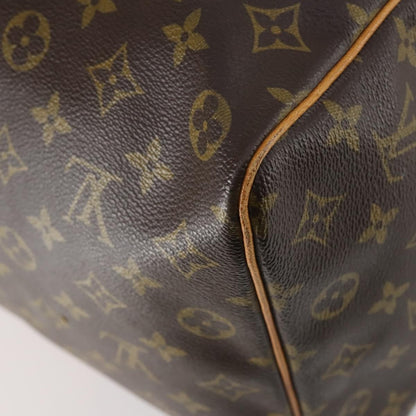 Louis Vuitton Keepall Bag Monogram Canvas, BROWN, CANVAS, Travel bag