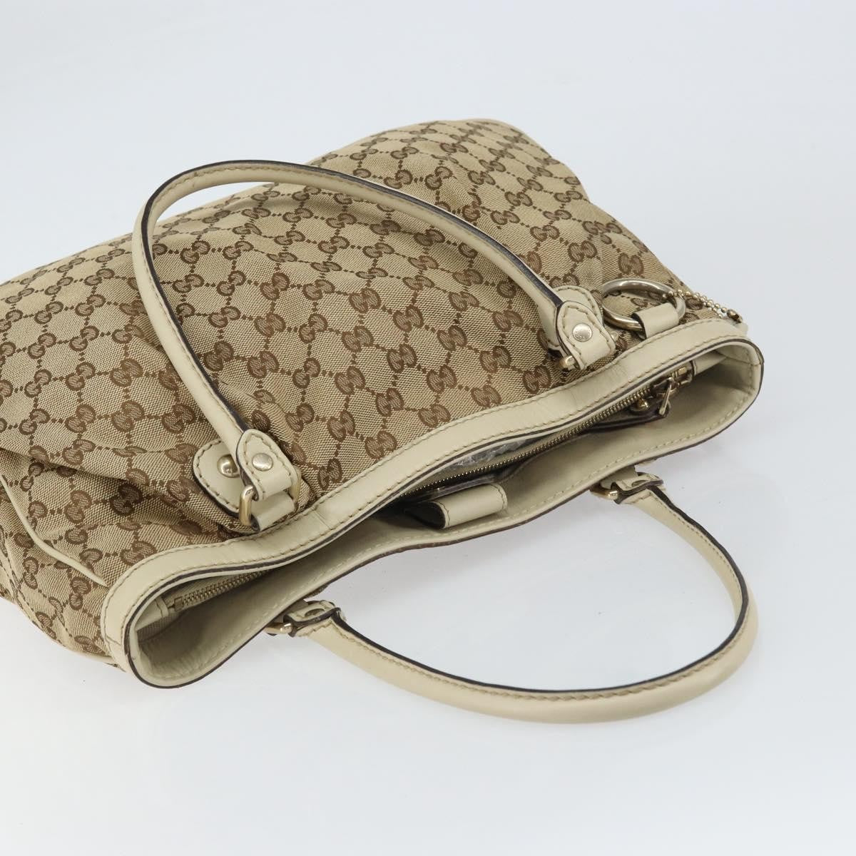 Gucci Sukey Top Handle Tote GG Canvas, BEIGE, CANVAS, Tote bag