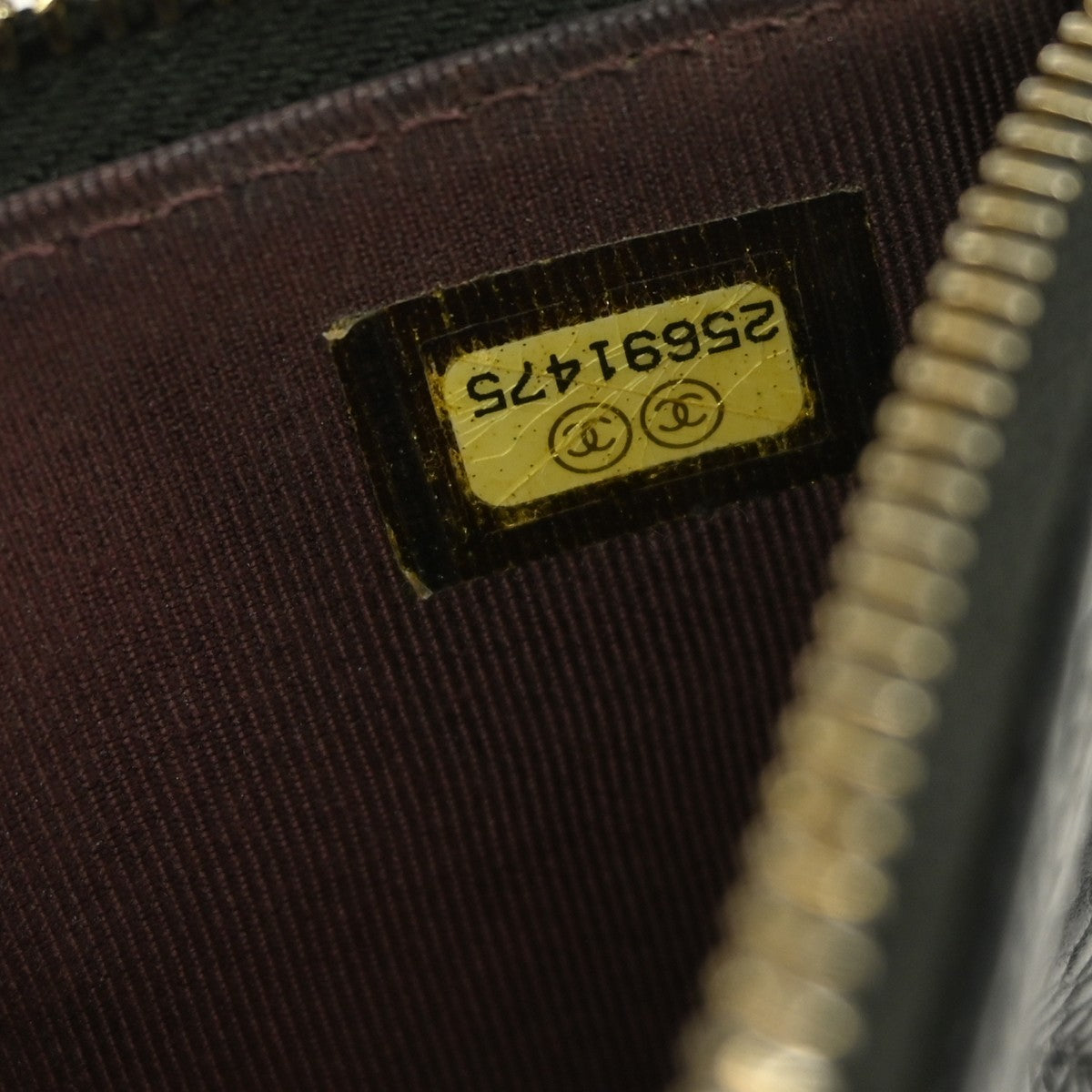 Chanel CC Card Case Quilted Caviar, BLACK, LEATHER, Wallets