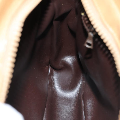 Celine Macadam Shoulder Bag Canvas, BEIGE, CANVAS, Shoulder bag