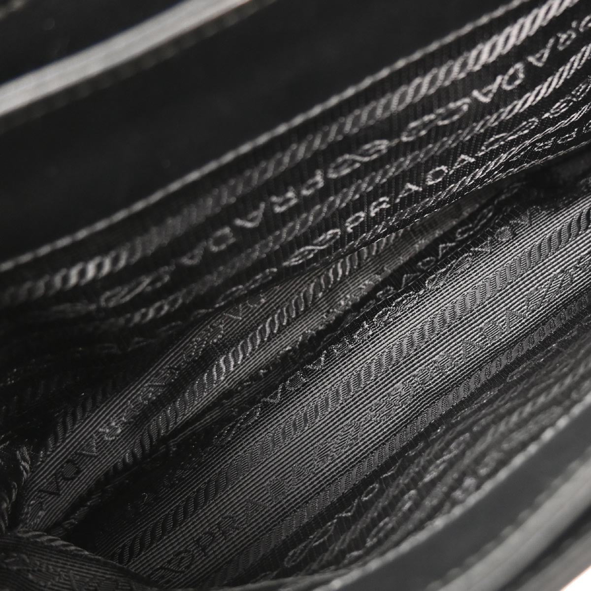 Prada Chain Flap Crossbody Bag Saffiano Leather, BLACK, LEATHER, Shoulder bag