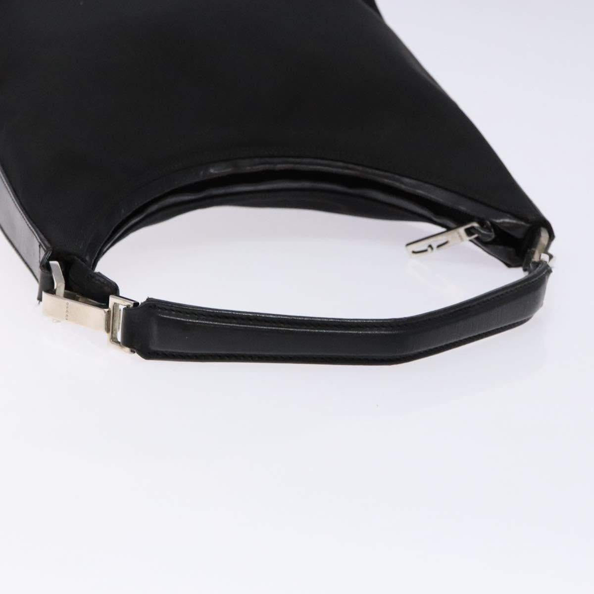 Gucci Zip Hobo Canvas, BLACK, CANVAS, Shoulder bag