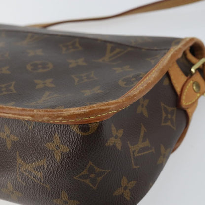 Louis Vuitton Sologne Handbag Monogram Canvas, BROWN, CANVAS, Shoulder bag