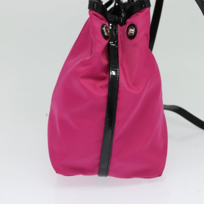 Salvatore Ferragamo Vala Handbag Nylon, PINK, NYLON, Handbag
