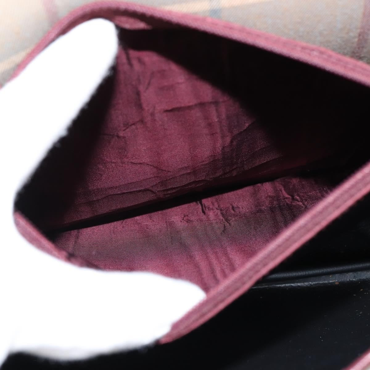 Burberry Nova check Shoulder bag Canvas, BEIGE, CANVAS, Shoulder bag