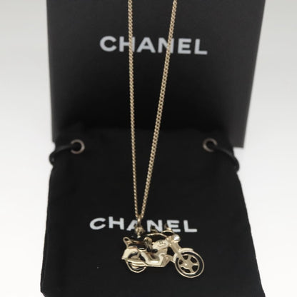 Chanel Coco Rider Pendant Necklace Metal, SILVER, METAL, Necklace
