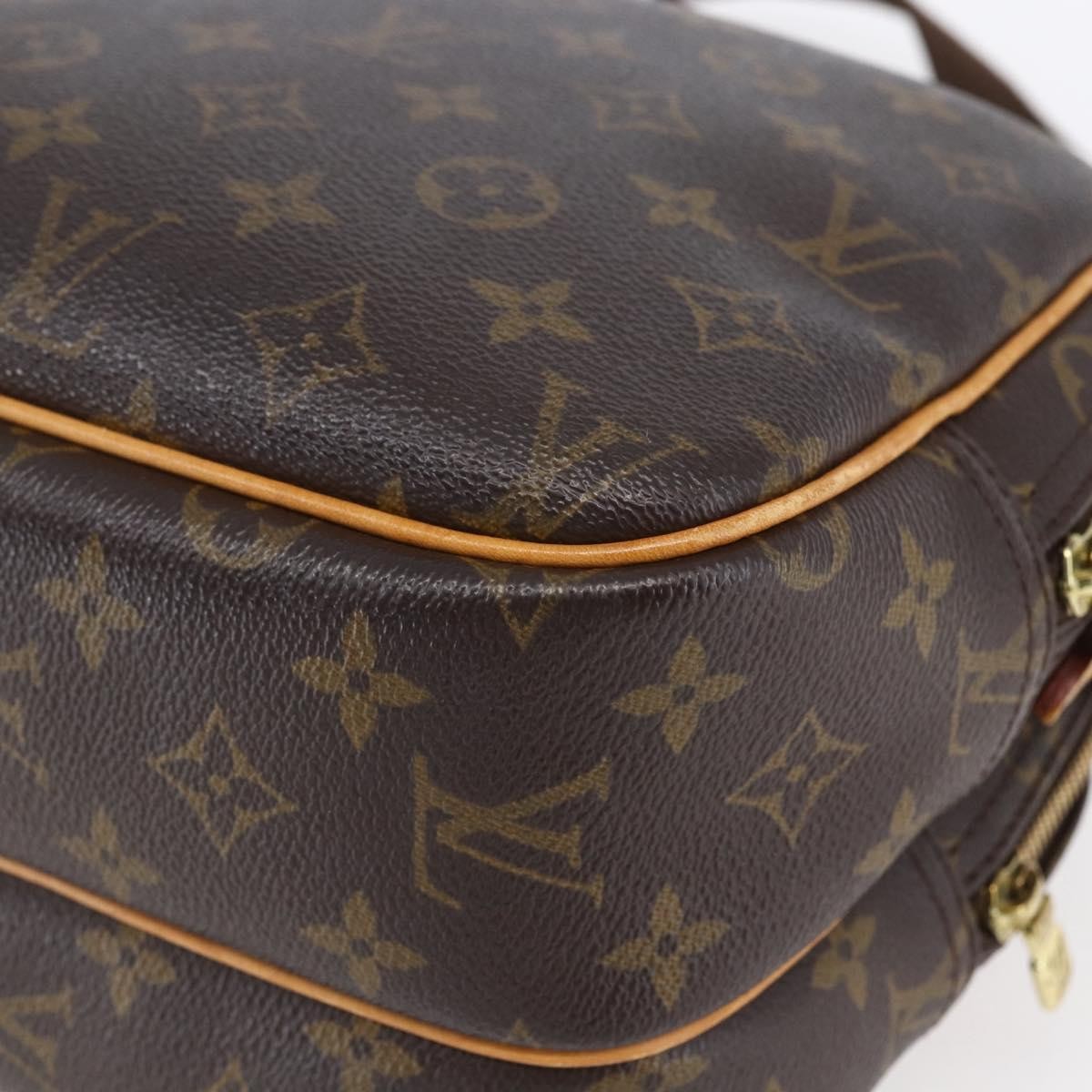 Louis Vuitton Reporter Bag Monogram Canvas, BROWN, CANVAS, Shoulder bag