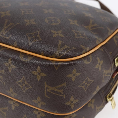 Louis Vuitton Reporter Bag Monogram Canvas, BROWN, CANVAS, Shoulder bag