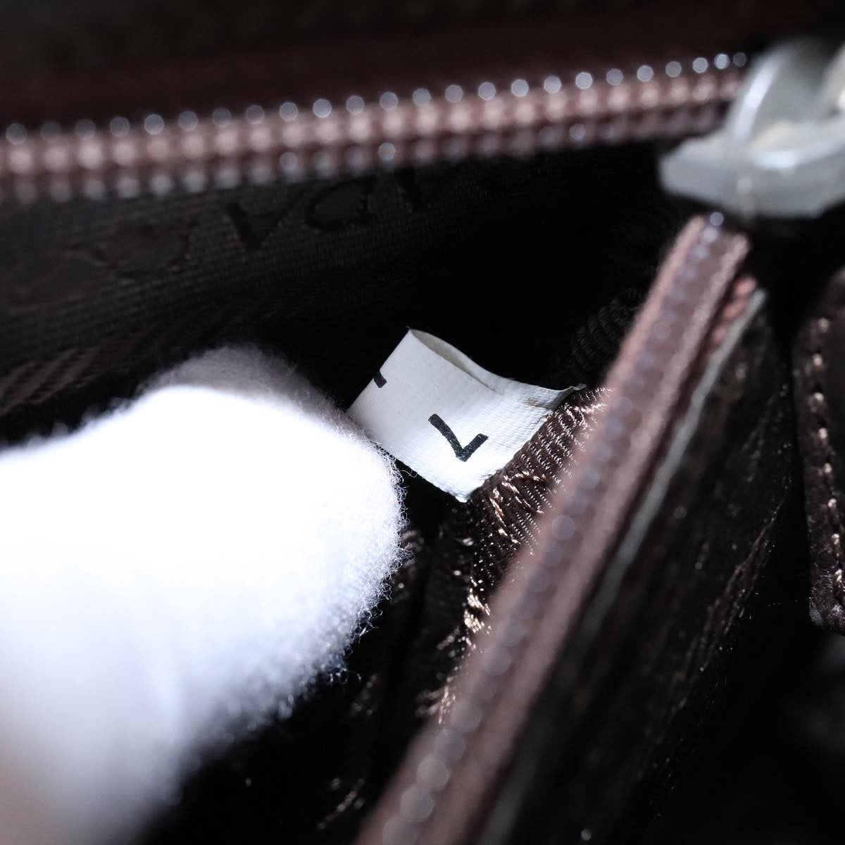 Prada Vintage Shoulder Bag Leather, BEIGE, LEATHER, Shoulder bag