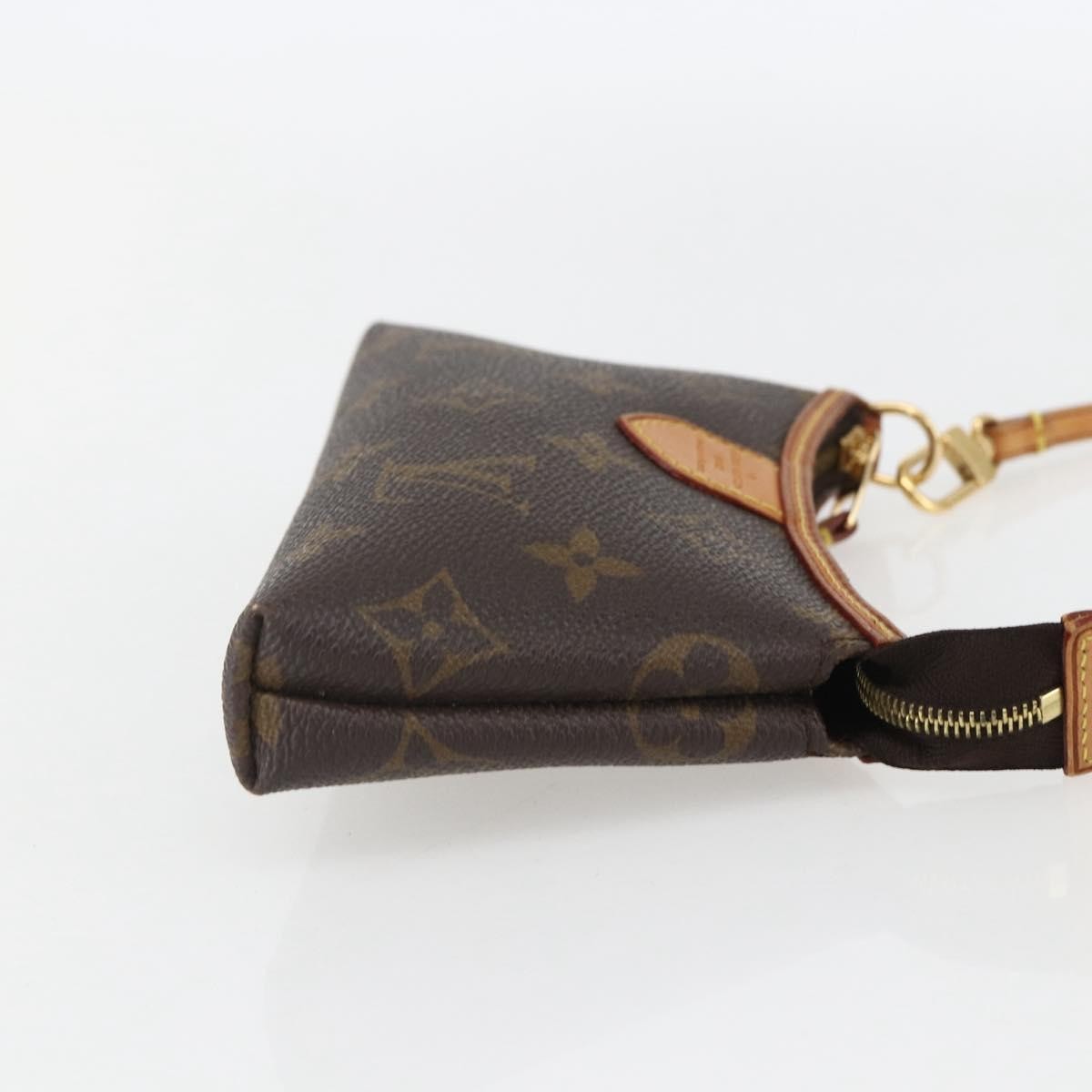 Louis Vuitton Delightful Pochette Monogram Canvas, BROWN, CANVAS, Clutche & pouche