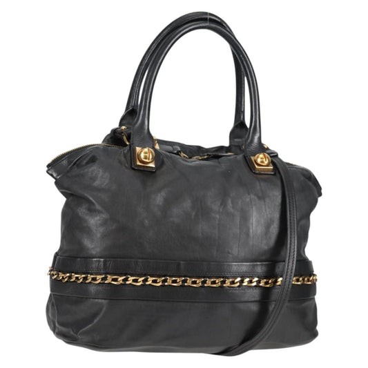 Chloe Vintage Tote bag Leather, BLACK, LEATHER, Tote bag