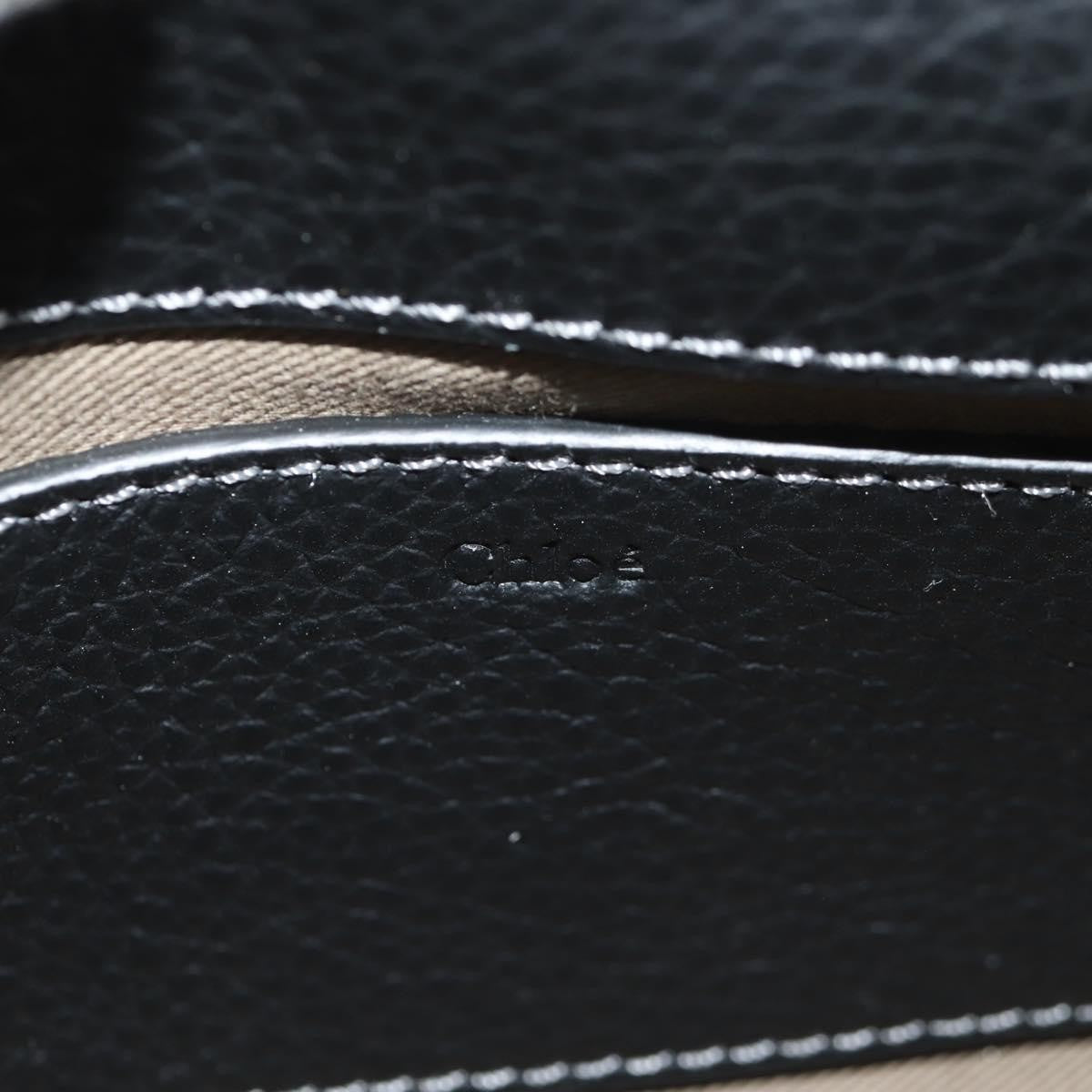 Chloe Marcie Belt Bag Leather, BLACK, LEATHER, Shoulder bag