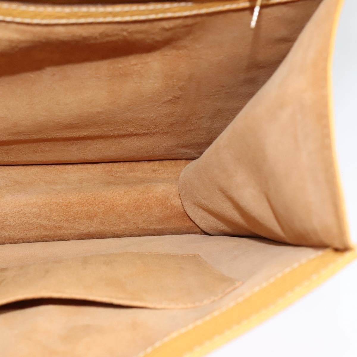 Loewe Barcelona Shoulder Bag Leather, YELLOW, LEATHER, Shoulder bag