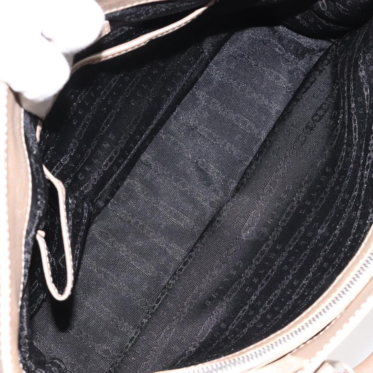 Celine Boogie Satchel Leather, GOLD, LEATHER, Handbag