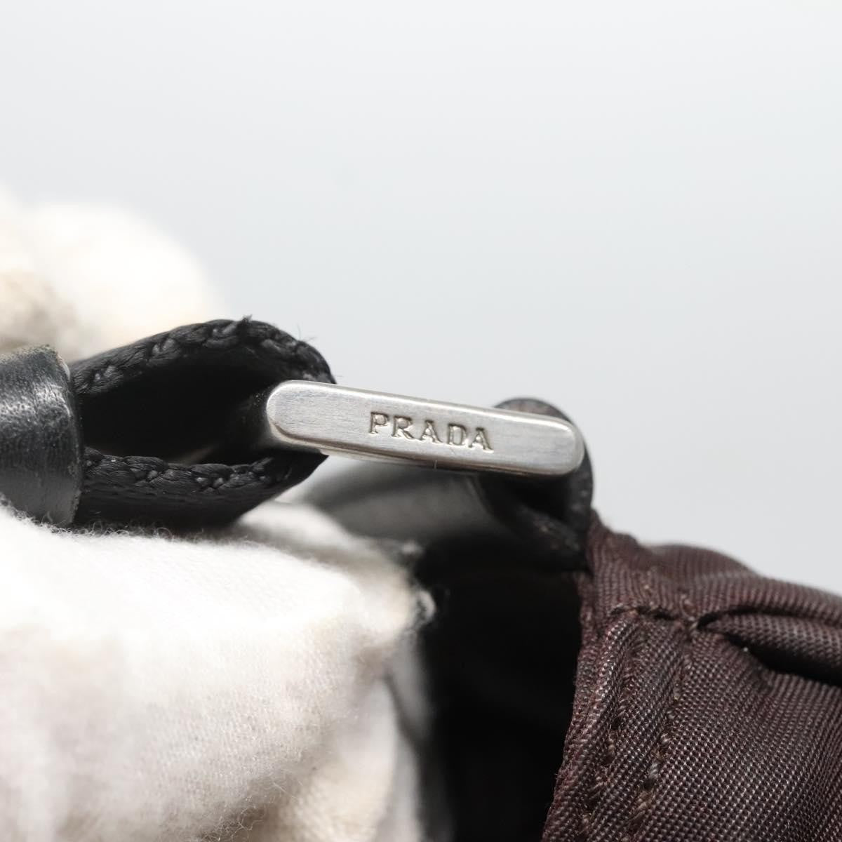 Prada Flat Messenger Bag Tessuto, BLACK, NYLON, Shoulder bag