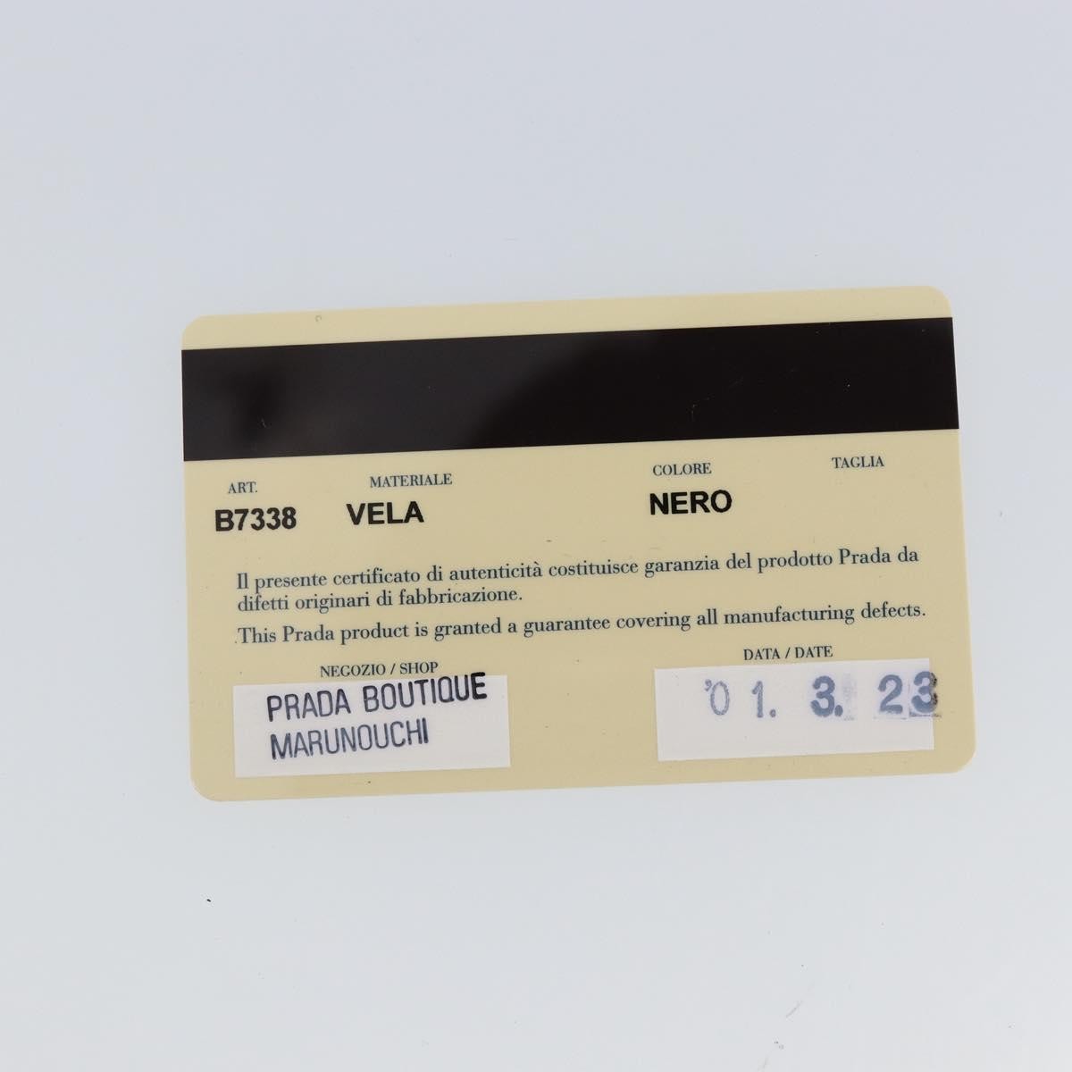 Prada Flat Messenger Bag Tessuto, BLACK, NYLON, Shoulder bag