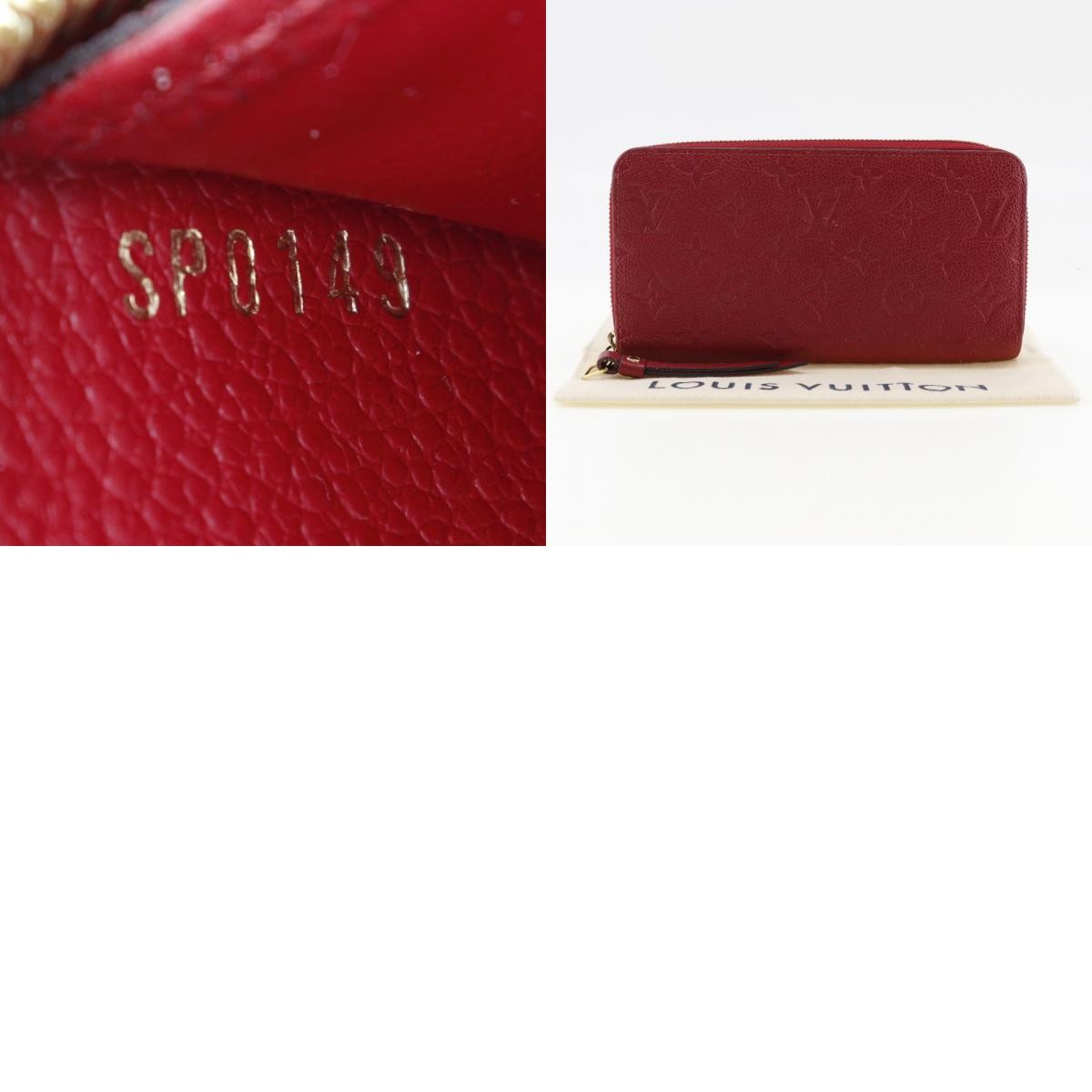 Louis Vuitton Portefeuille zippy Monogramme Empreinte Monogramme Empreinte, RED, CANVAS, Wallets