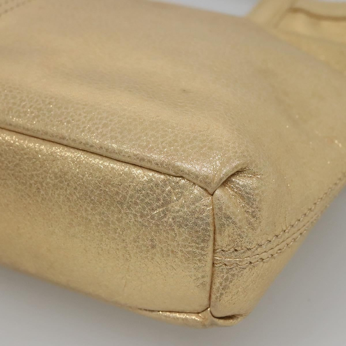 Burberry Blue Label Tote Bag Leather, GOLD, LEATHER, Tote bag