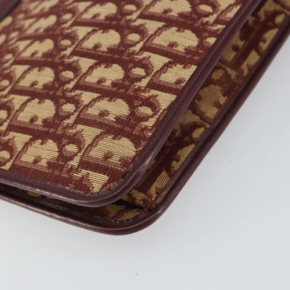 Christian Dior Vintage Trotter Pouch Diorissimo Canvas, RED, CANVAS, Clutche & pouche