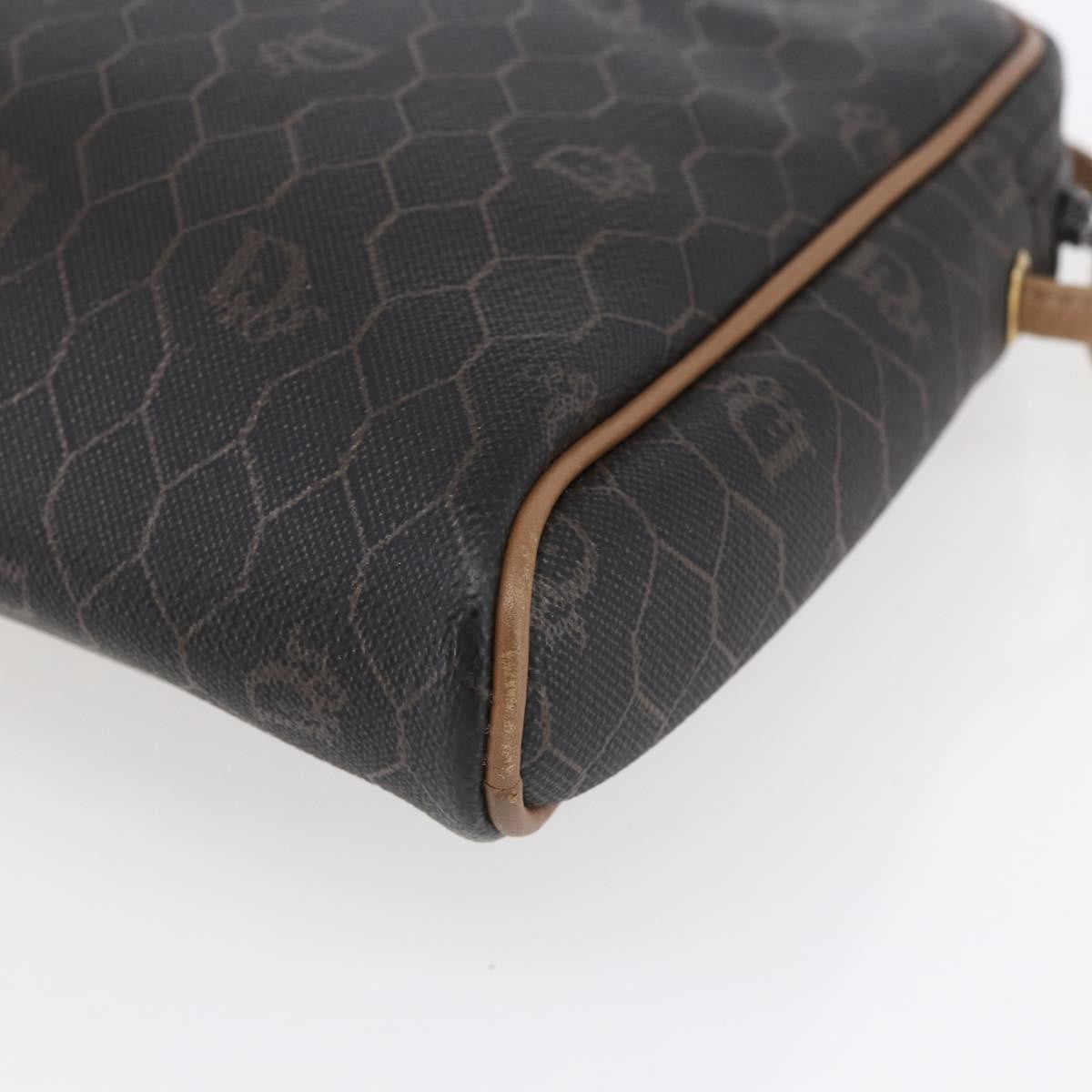 Christian Dior Vintage Honeycomb Shoulder Bag Canvas, BLACK, CANVAS, Shoulder bag