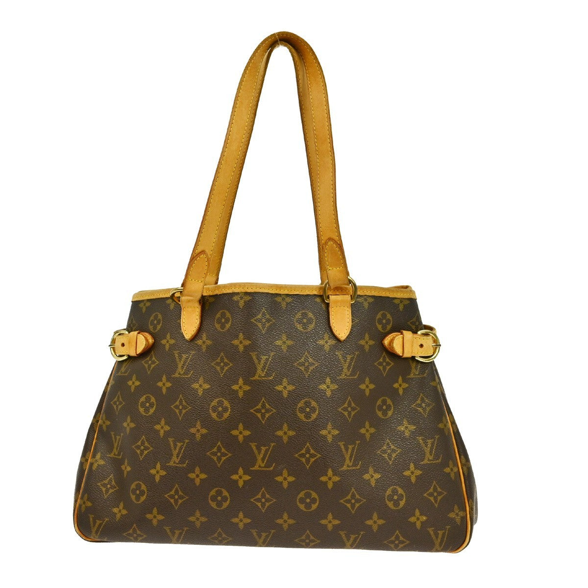Louis Vuitton Batignolles Handbag Monogram Canvas, BROWN, CANVAS, Tote bag