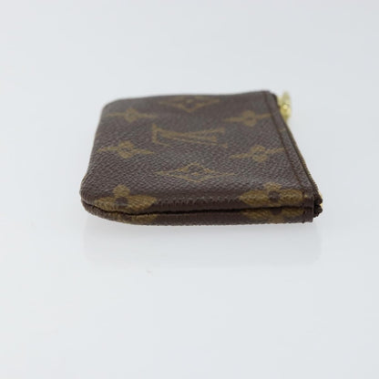 Louis Vuitton Pochette Clés Monogram Canvas, BROWN, CANVAS, Wallets