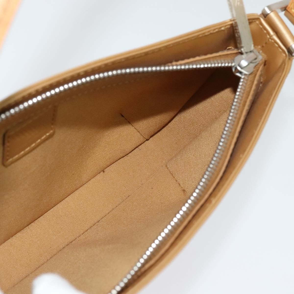 Louis Vuitton Mat Fowler Handbag Monogram Vernis, GOLD, LEATHER, Handbag