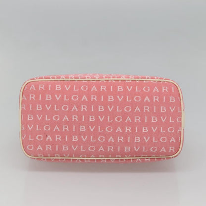Bvlgari B.Zero1 Logomania Bag Canvas with Leather, PINK, CANVAS, Shoulder bag