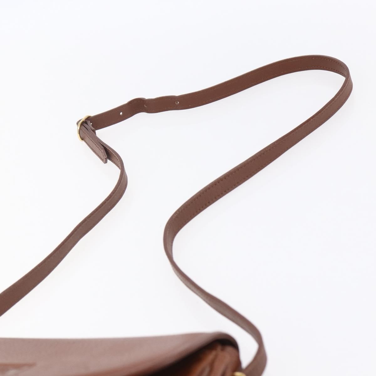 Burberry Vintage Shoulder Bag Leather, BROWN, LEATHER, Shoulder bag