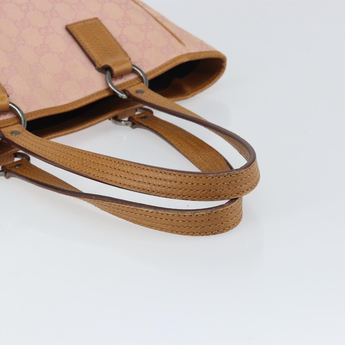 Gucci Vintage Open Tote GG Canvas, PINK, CANVAS, Tote bag