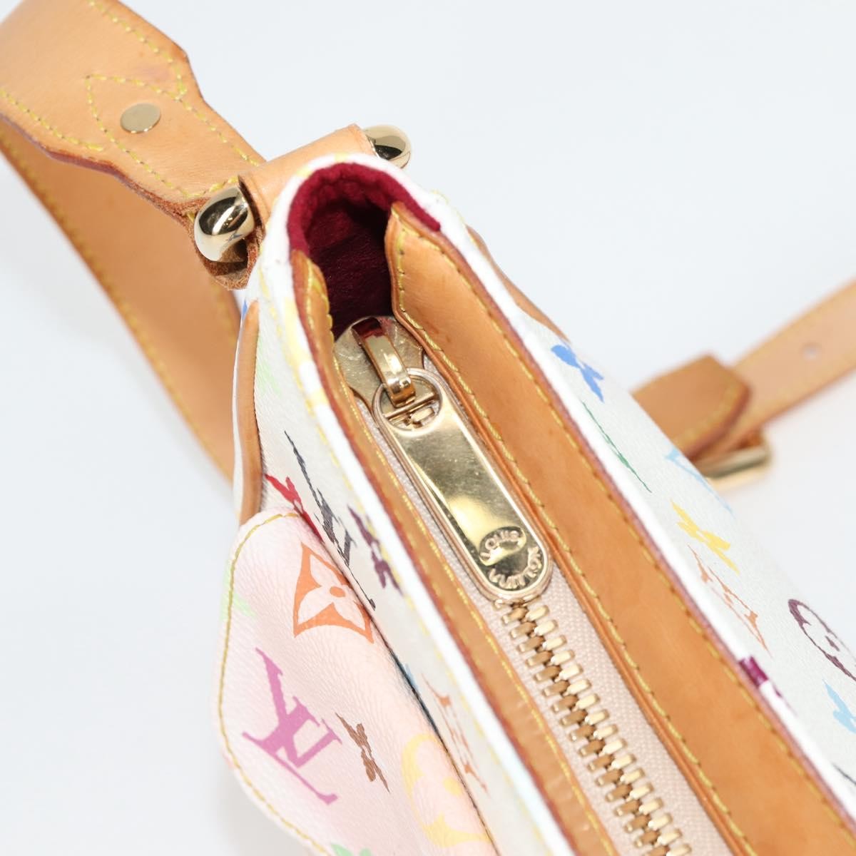 Louis Vuitton Lodge Handbag Monogram Multicolor, WHITE, CANVAS, Handbag