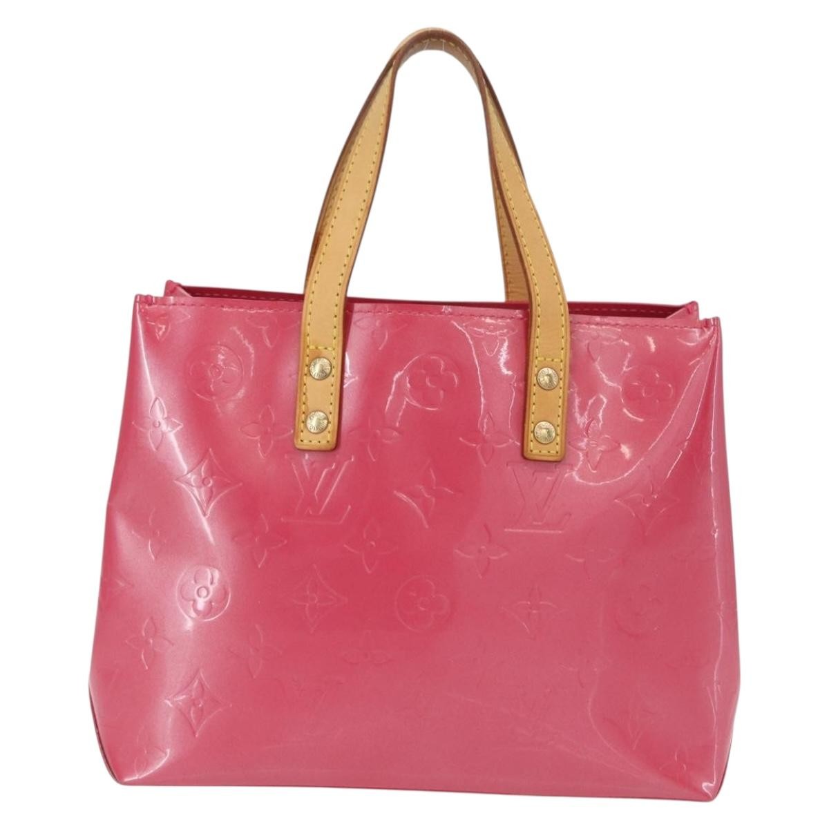Louis Vuitton Reade Handbag Monogram Vernis, PINK, PATENT_LEATHER, Handbag