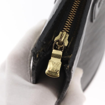 Louis Vuitton Saint Jacques Handbag Epi Leather, BLACK, LEATHER, Handbag