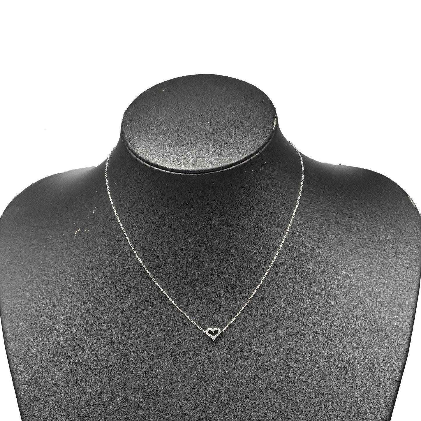 Tiffany & Co. Sentimental Heart Necklace Platinum, SILVER, PLATINUM, Necklace