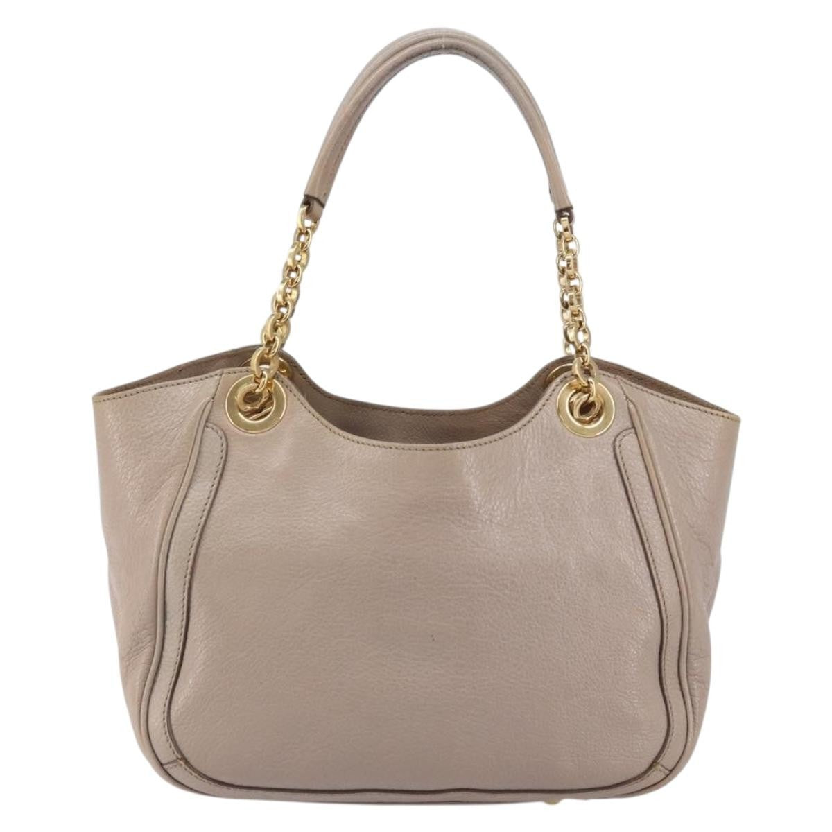 Salvatore Ferragamo Gancini Tote Leather, PINK, LEATHER, Handbag