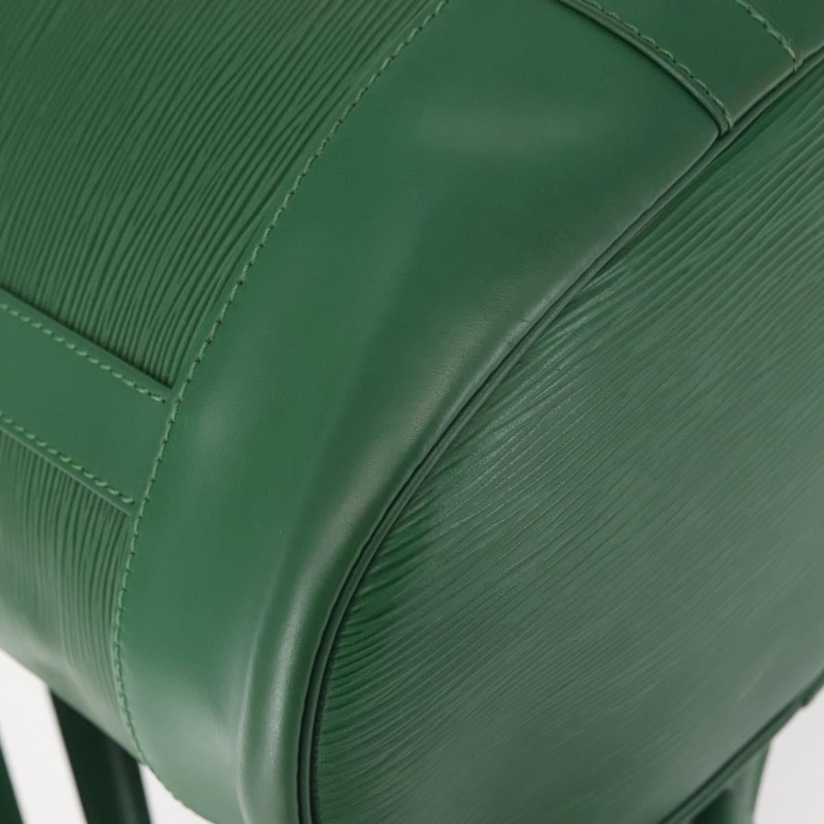 Louis Vuitton Randonnee Backpack Epi Leather, GREEN, LEATHER, Shoulder bag