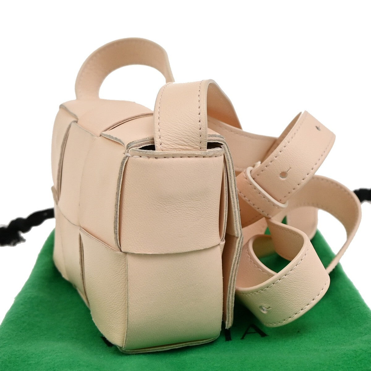 Bottega Veneta Cassette Crossbody Bag Padded Maxi Intrecciato Leather, PINK, LEATHER, Crossbody bag