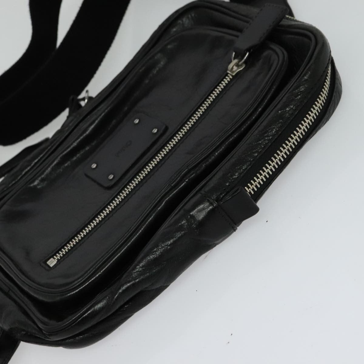 Chloe Paddington Body Leather, BLACK, LEATHER, Shoulder bag