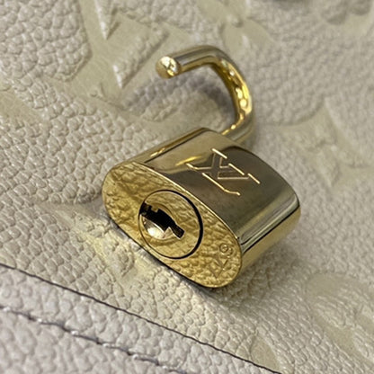 Louis Vuitton Neo Alma Handbag Monogram Empreinte Leather, BEIGE, LEATHER, Handbag