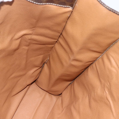 Celine Vintage Macadam Tote bag Canvas, BROWN, CANVAS, Tote bag