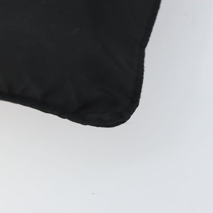 Prada Flat Messenger Bag Tessuto, BLACK, NYLON, Shoulder bag