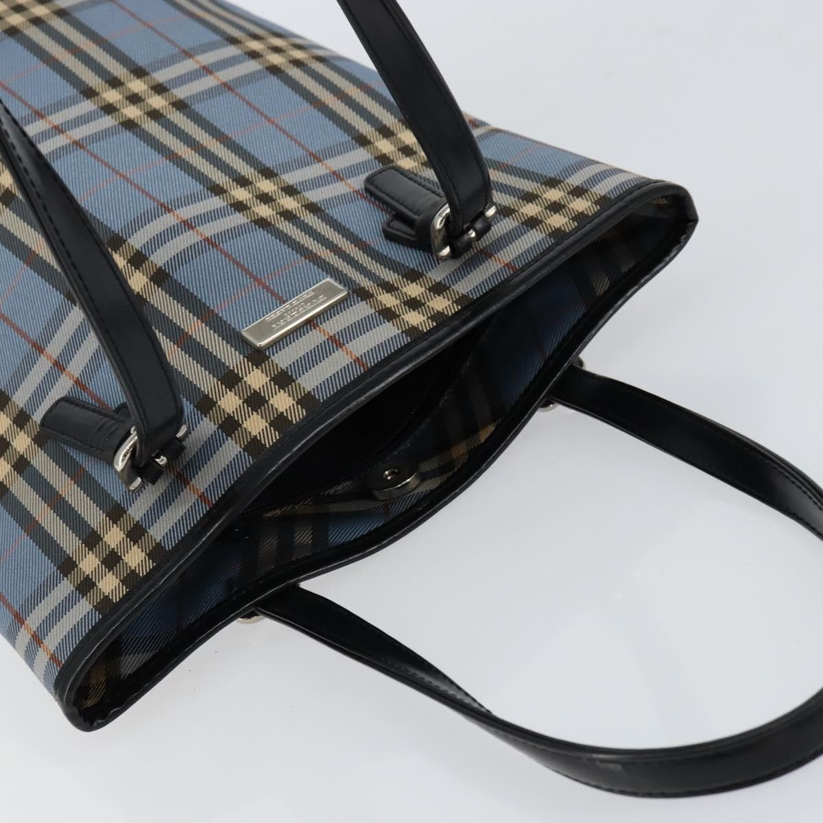 Burberry Blue Label Tote Bag Canvas, BLUE, CANVAS, Tote bag