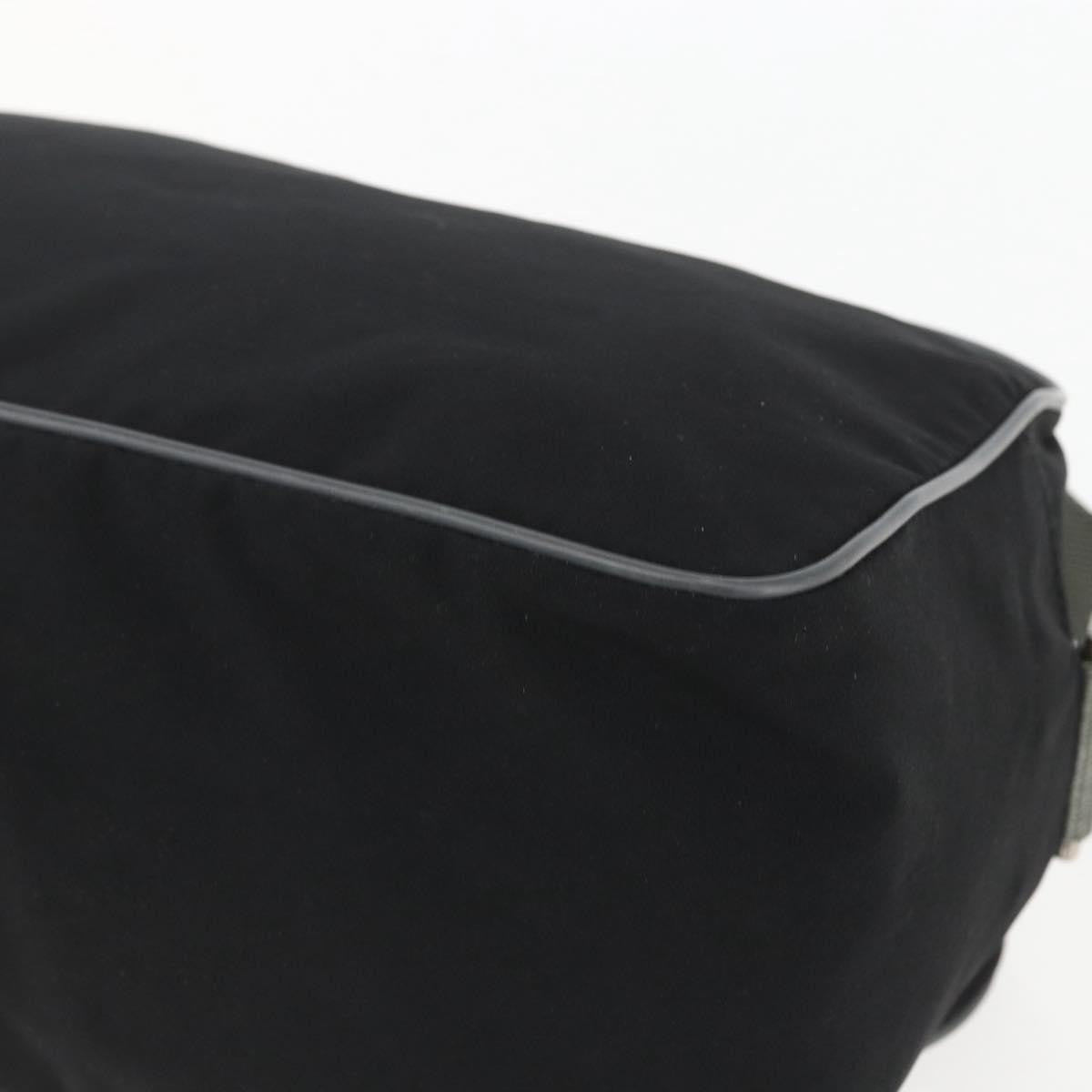 Prada Sport Zip Shoulder Bag Tessuto, BLACK, NYLON, Shoulder bag