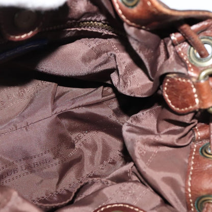 Burberry Blue Label Handbag Wool, BROWN, WOOL, Shoulder bag