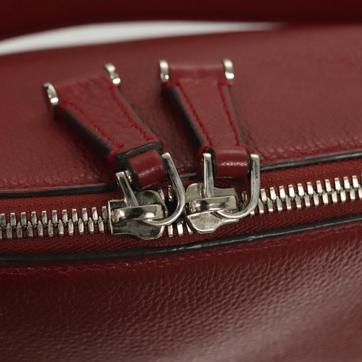 Bally Vintage Shoulder Bag Leather, RED, LEATHER, Shoulder bag