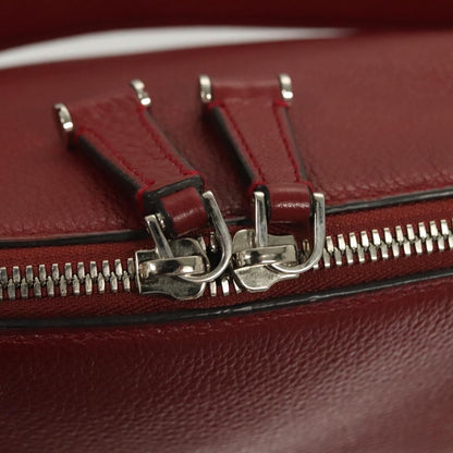 Bally Vintage Shoulder Bag Leather, RED, LEATHER, Shoulder bag