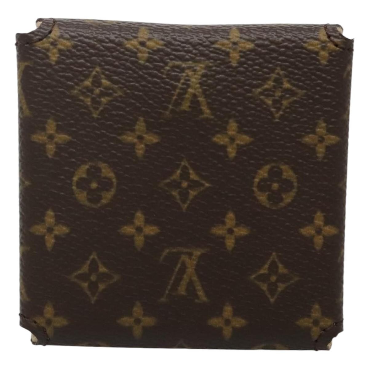 Louis Vuitton CASE JEWELRY BOX Canvas, BROWN, CANVAS, Wallets