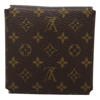 Louis Vuitton CASE JEWELRY BOX Canvas, BROWN, CANVAS, Wallets