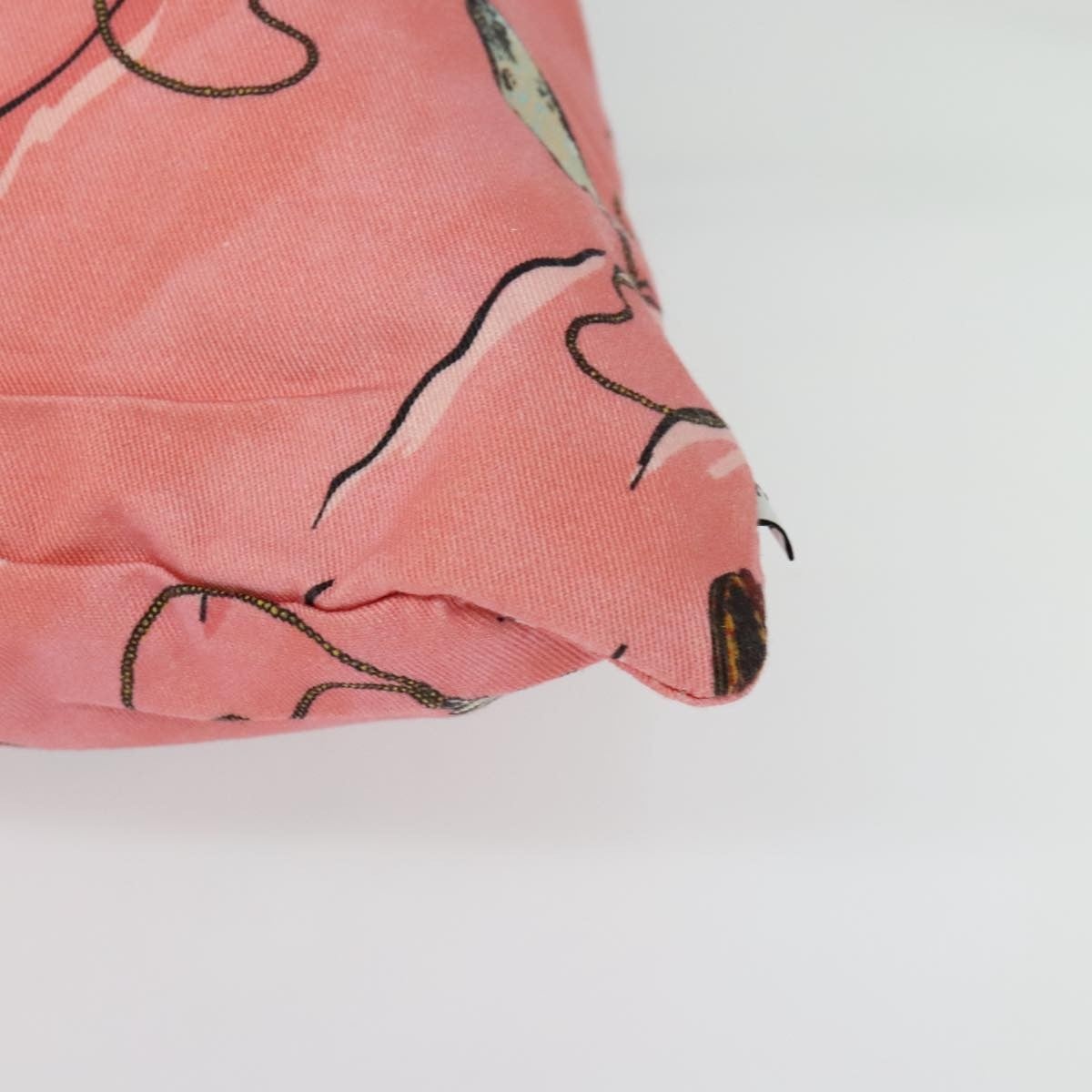 Loewe Drawstring Pouch Printed Canvas, PINK, CANVAS, Clutche & pouche