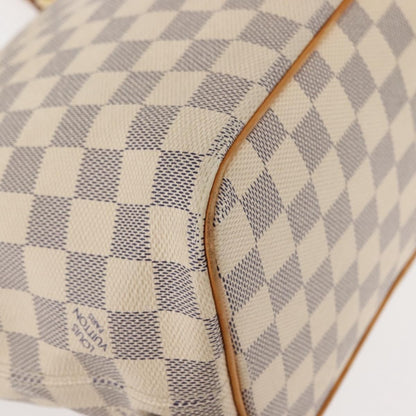 Louis Vuitton Saleya Handbag Damier, WHITE, CANVAS, Tote bag